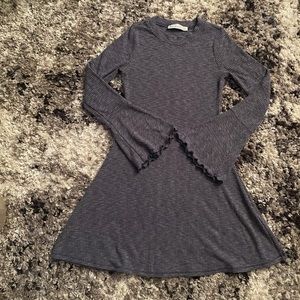 Bell Sleeved Skater Dress